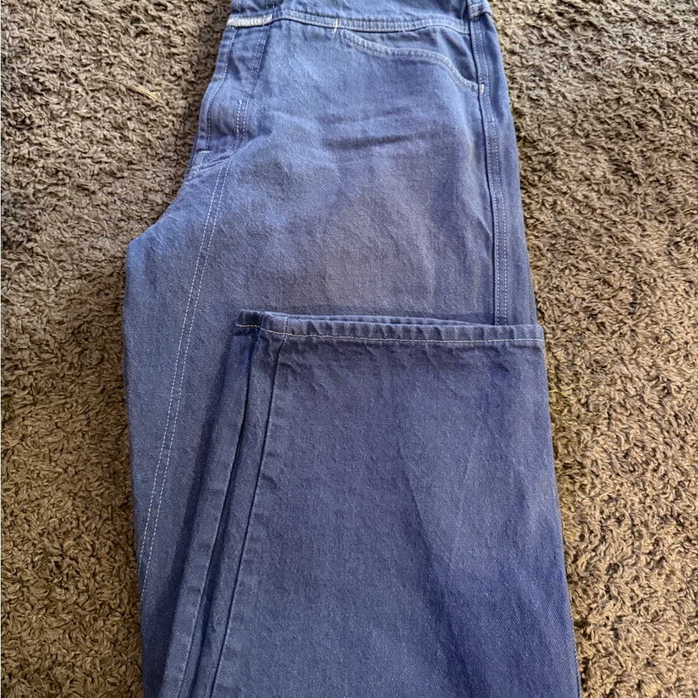Relaxed Fit Blue Denim Jeans